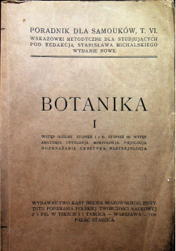 Botanika I 1926 r