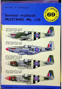 Samolot myśliwski muztang mk