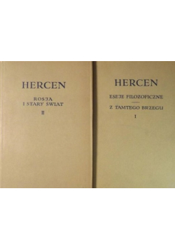 Hercen Eseje filozoficzne tom I i II