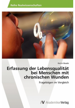 Erfassung der Lebensqualität bei Menschen mit chronischen Wunden