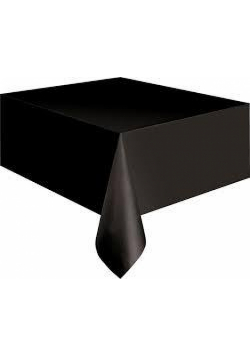 Obrus czarny 137 x 275cm