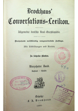 Brockhaus Conversations Lexikon 1886 r