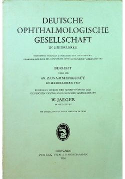 Deutsche ophamologische gesellschaft