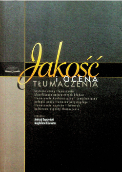 Jakość i ocena tłumaczenia