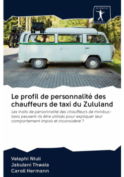Le profil de personnalité des chauffeurs de taxi du Zululand