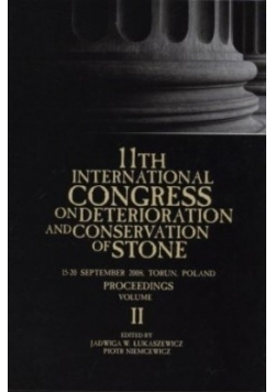 11th international congress on deterioration and conservation of stone
