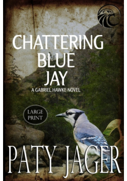 Chattering Blue Jay Large Print