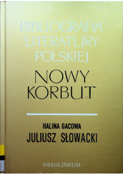 Bibliografia Literatury Polskiej Nowy Korbut