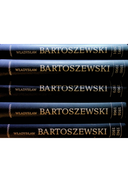 Bartoszewski Pisma wybrane 5 tomów