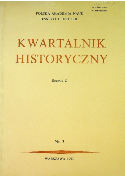 Kwartalnik historyczny rocznik C nr 3