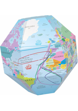 Globus 3D do składania - Odkrywca