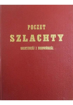 Poczet szlachty galicyjskiej i bukowińskiej, Reprint 1857 r