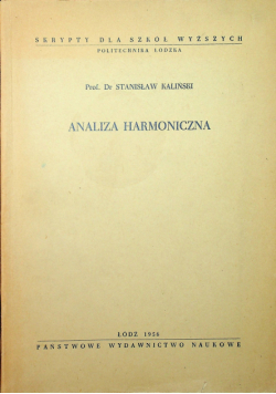 Analiza Harmoniczna