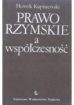 Prawo rzymskie a współczesność