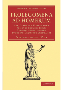 Prolegomena Ad Homerum