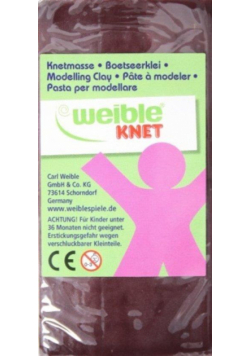 Plastelinka brązowa kwadratowa 250g
