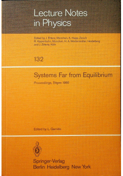 Systems far from equilibrium