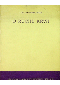 O ruchu krwi