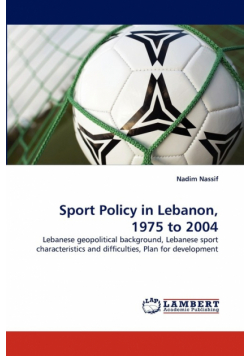 Sport Policy in Lebanon, 1975 to 2004
