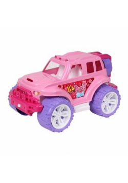 Pojazd SUV różowo-fioletowy