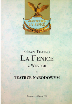 Gran teatro la fenie z Wenecji w teatrze narodowym