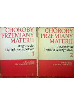 Choroby przemiany materii tom I i II