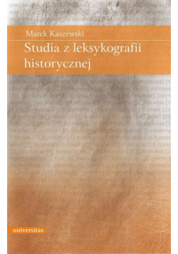 Studia z leksykografii historycznej