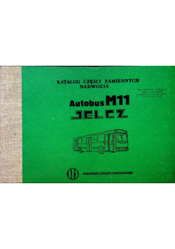 Katalog części zamiennych nadwozia Autobus M11 Jelcz