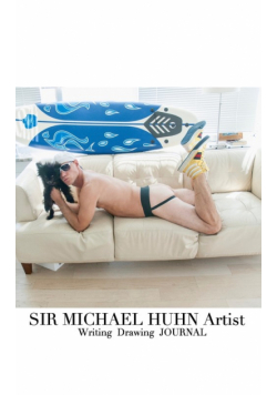 Sir Michael  Huhn Artist Sexy self  Portait with dog