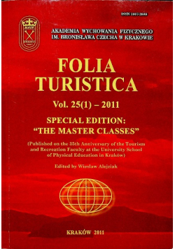 Folia turistica vol 25/1 2011