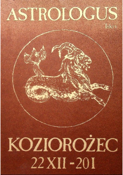 Astrologus Koziorożec 22 XII - 20 I