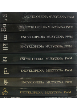 Encyklopedia muzyczna PWM tom I do VIII plus suplement