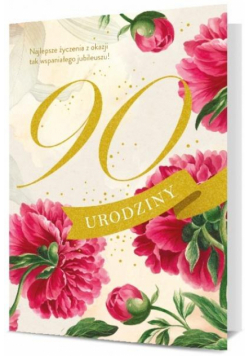 Karnet Urodziny 90 K. B6-1909