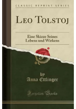 Leo Tolstoj Reprint 1899 r