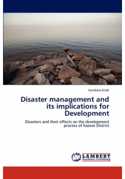 Disaster management and its implications for Development