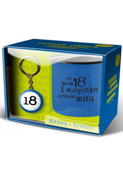 Zestaw kubek + brelok Happy 18-Chłopak