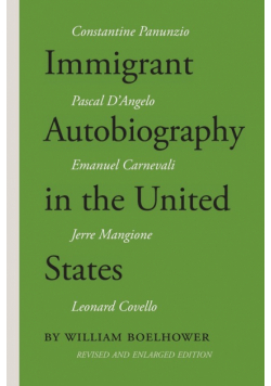 Immigrant Autobiography in the United States