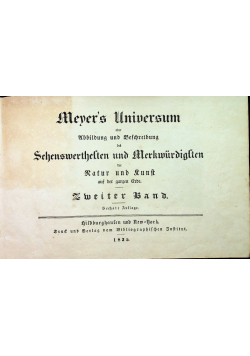 Meyer's universum 1835 r