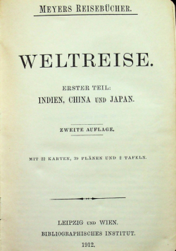 Weltreise 1912 r