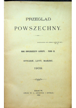Przegląd powszechny 1909r