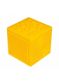 Kostka sensoryczna żółta 8,5cm