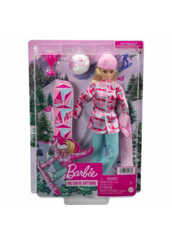 Barbie Sporty zimowe lalka HCN32