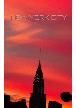 New York City  Chrysler Building Writing  Drawing Journal