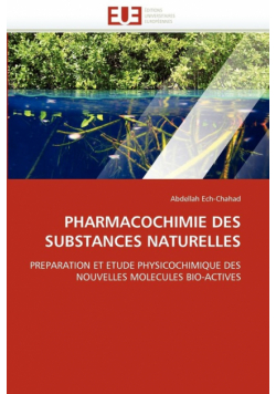 Pharmacochimie des substances naturelles