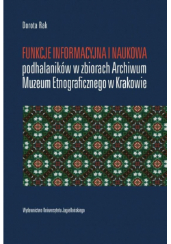 Funkcje informacyjna i naukowa podhalaników...