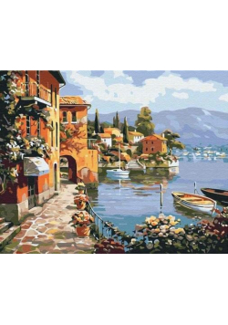 Malowanie po numerach - Malownicza zatoka 40x50 cm