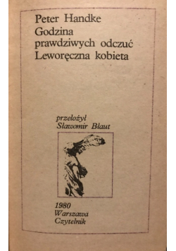 Godzina prawdziwych odczuć leworęczna kobieta
