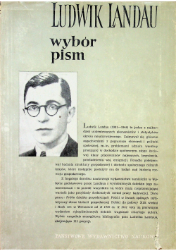 Landau Wybór pism