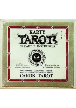 Karty tarot 78 kart z instrukcją