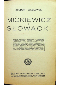 Mickiewicz i Słowacki ok 1921 r
